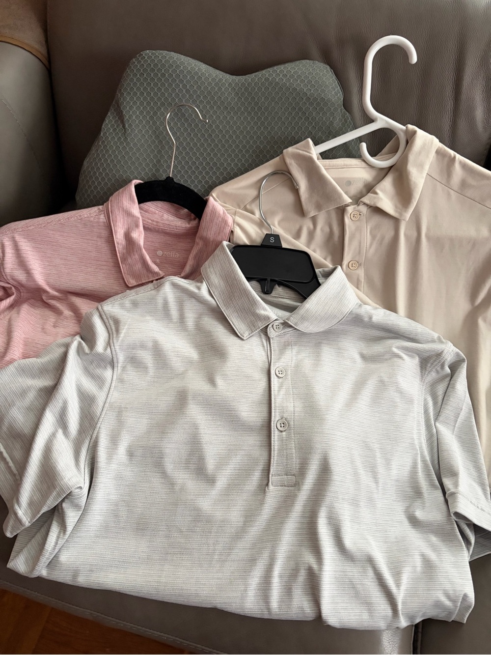 3 Zella Men's Short-Sleeve Polo shirts